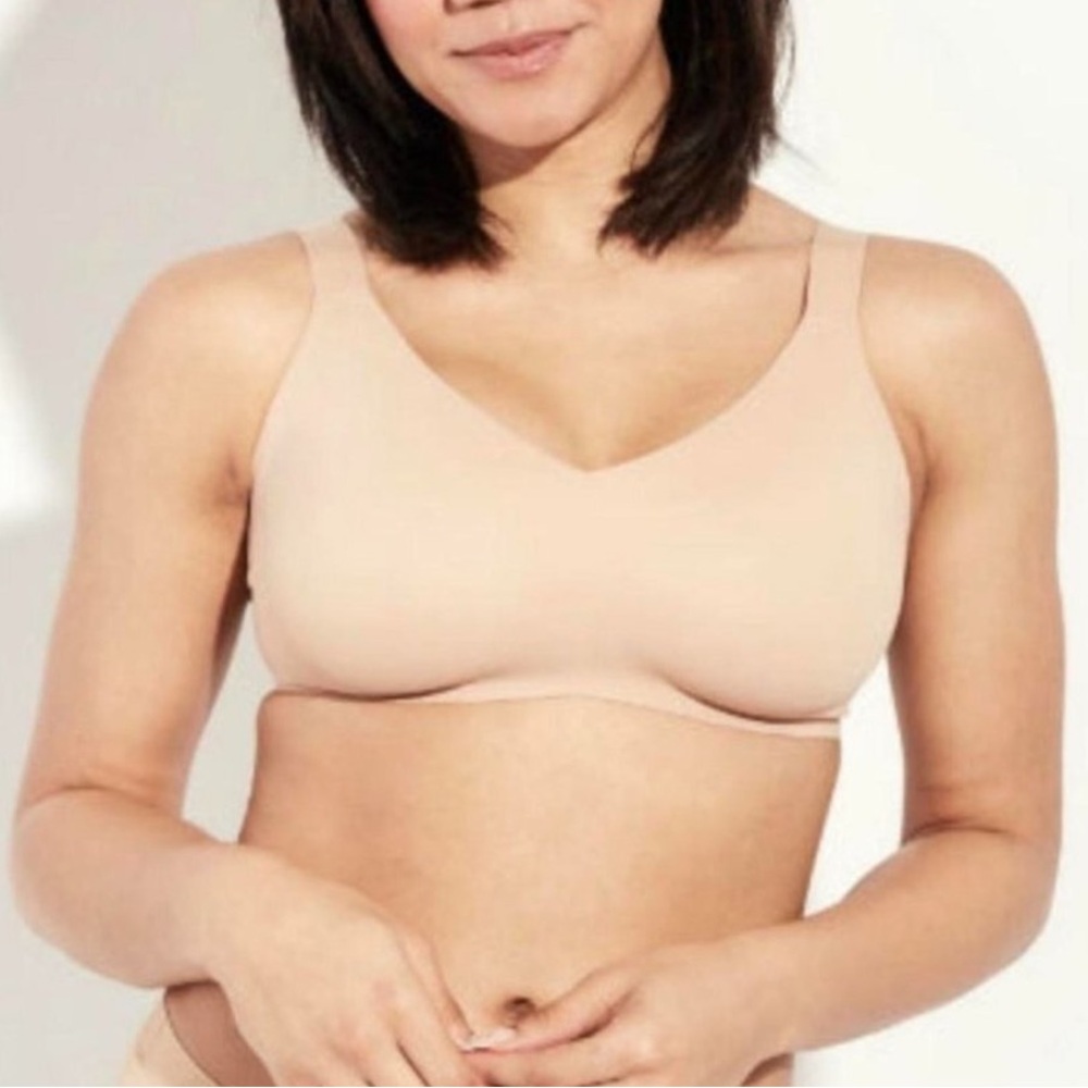 KNIX Padded V-Neck Evolution Nude Bra